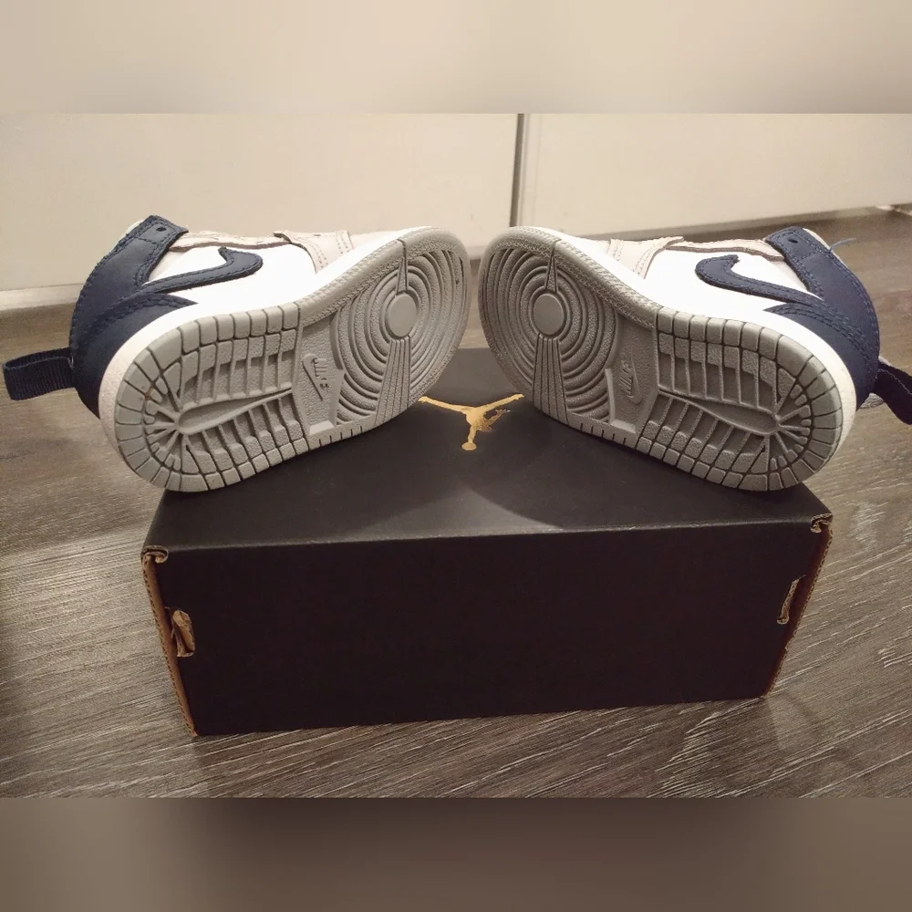 Air Jordan 1 Air Force Kids Navy Blue